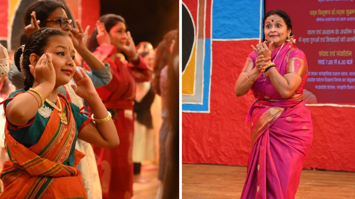 Bhopal: Bharatnatyam of 81 year old Dr. Padma Subramaniam captivated
