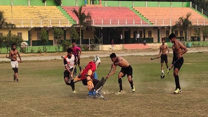Divisional team selected for state level junior hockey competition in Bareilly