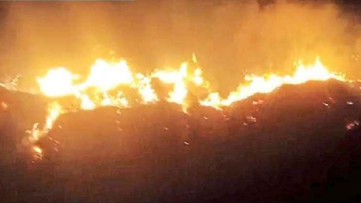 Kekri News: 30 trolley fodder burnt due to fire in the field, fire spread due to strong winds, case registered