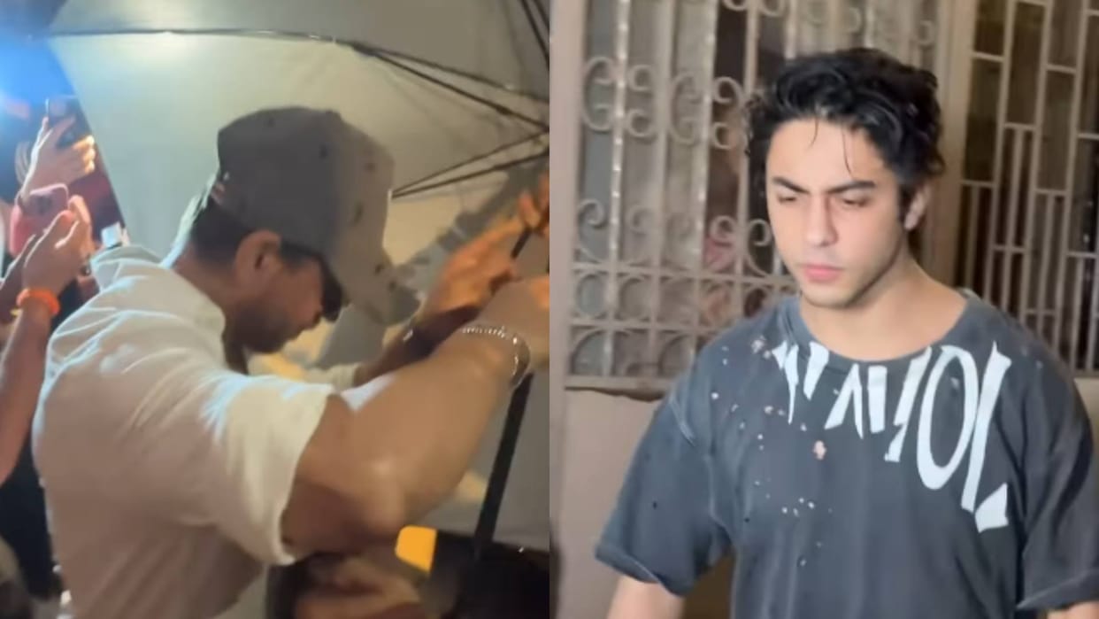 Shahrukh Khan and Aaryan Khan have been spotted at dubbing studio for Mufasa The Lion King