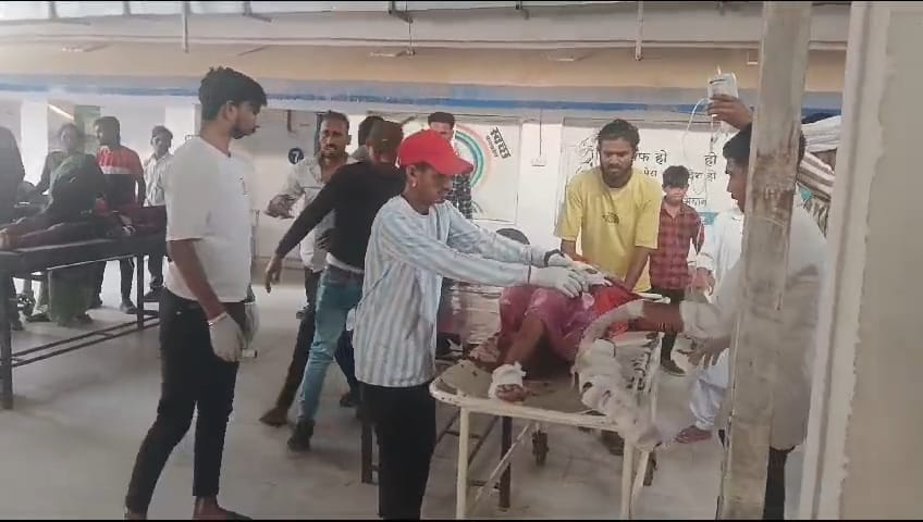 शिवपुरी में भाभी पर जानलेवा हमला