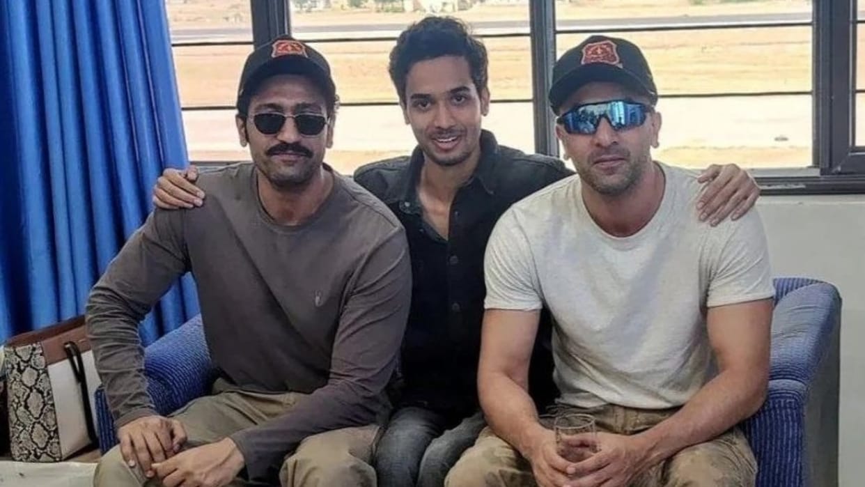 Love And War Ranbir Kapoor Vicky Kaushal in one frame dashing look PIC from Rajasthan trip goes viral report