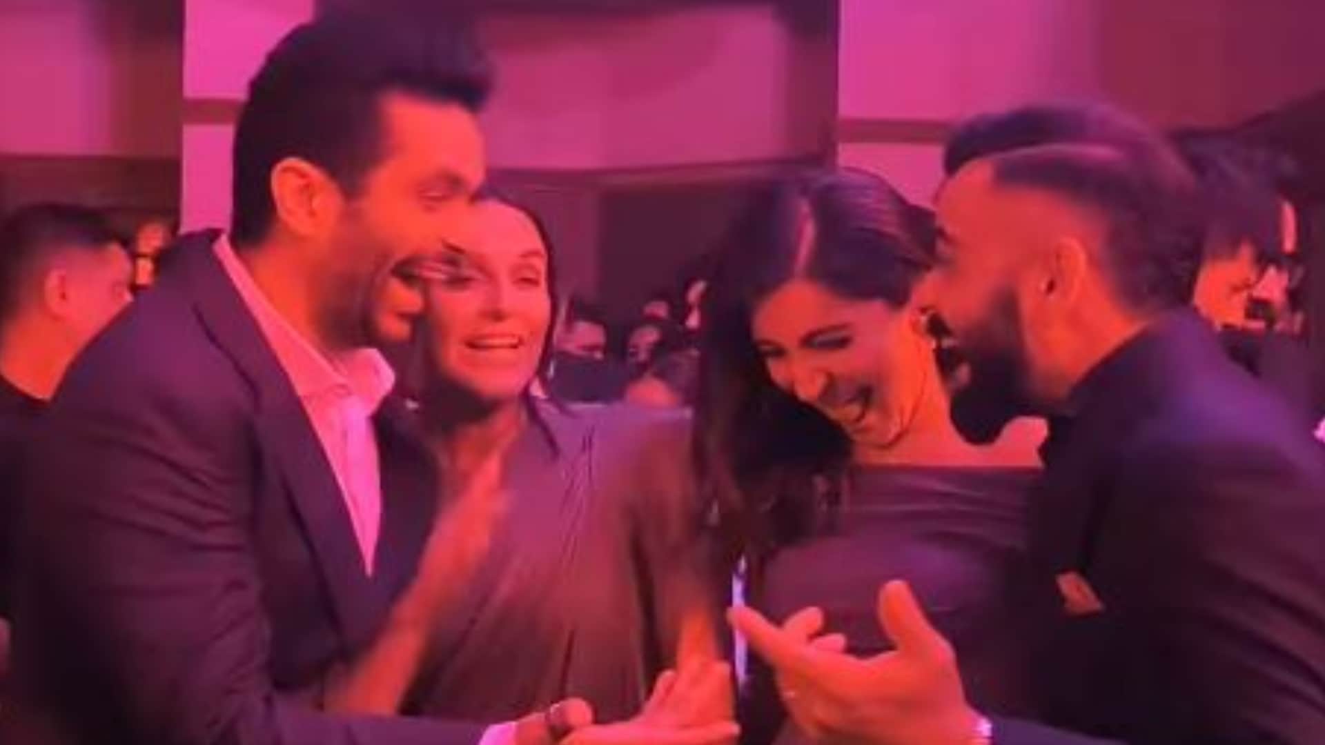 Anushka Sharma Can not Stop Laughing As Virat Kohli Fun Side shared by angad bedi see Unseen Viral Video