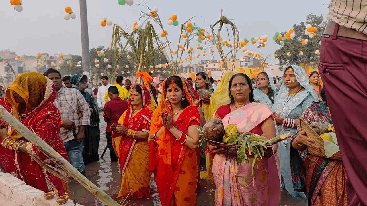 Chhath Puja 2024 great festival celebrated with great pomp in Delhi-NCR Photos