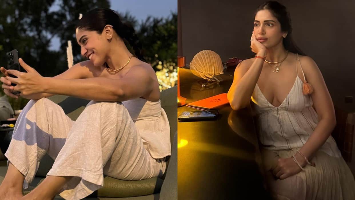 After Diwali 2024 Bhumi Pednekar reached Goa to have fun fans praised actress For her Beauty and Dress