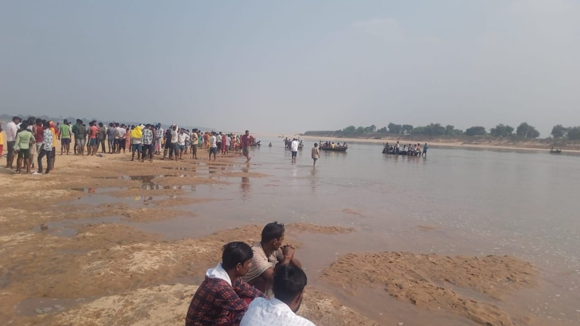 Bihar News : Five children drowned in Son river, two girls died in Bhojpur. bihar police