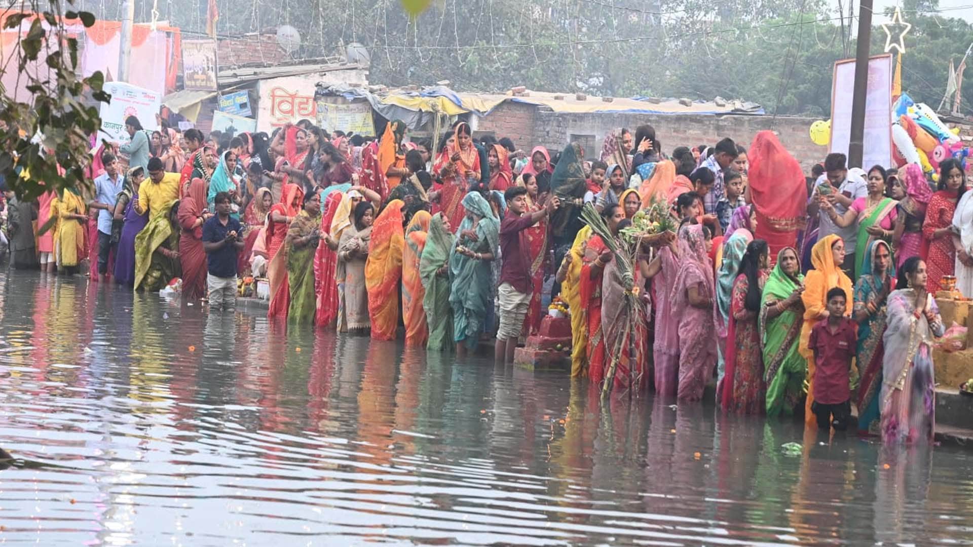 chhath puja 2024: Ghats reverberate with Chhath Maiya songs