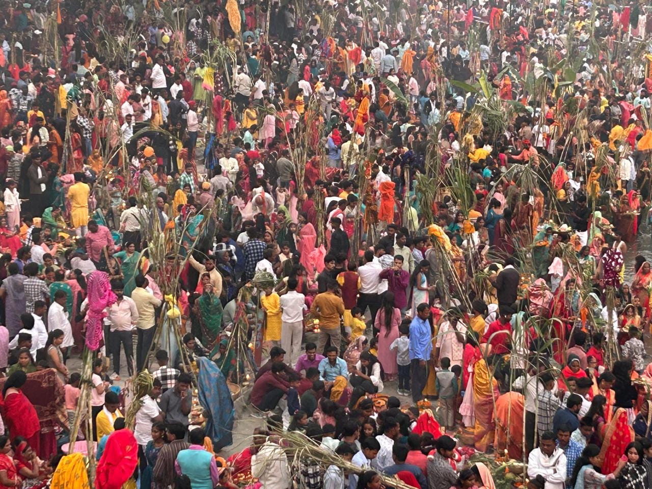 Chhath Puja 2024 devotees Doing sunset Puja during 36 hours of waterless fast Uttarakhand Photos