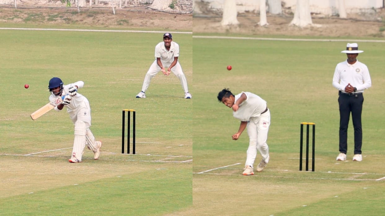 Cooch Behar Trophy Madhya Pradesh team collapsed for 157 runs in the first innings