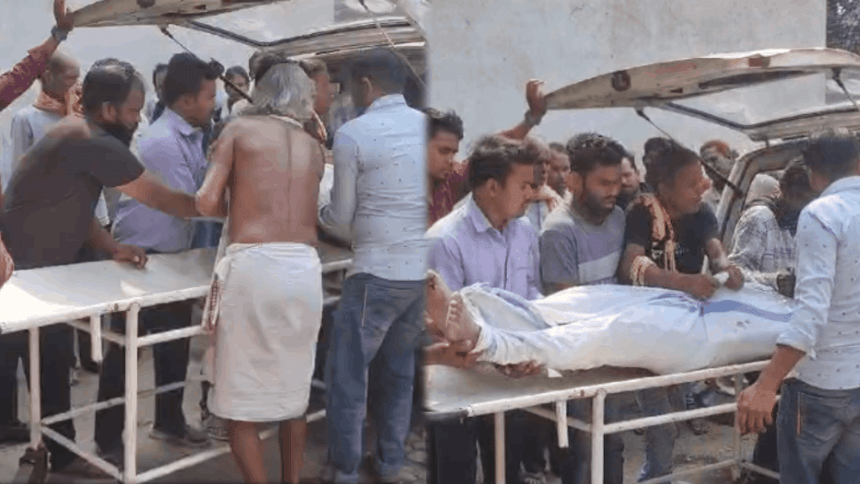 labour died after coming in contact with an 11 kV wire in Raigarh