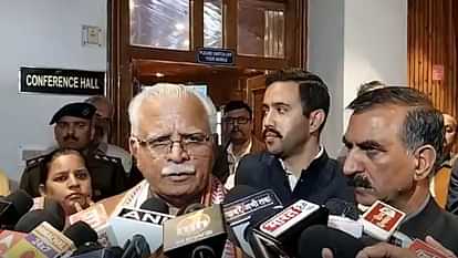 Himachal CM Sukhu Union Minister Manohar Lal Khattar Meeting Shimla BBMB Shanan Power Project Punjab