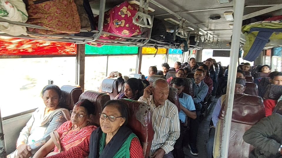 Seats of roadways buses burst at many places in lohaghat champawat