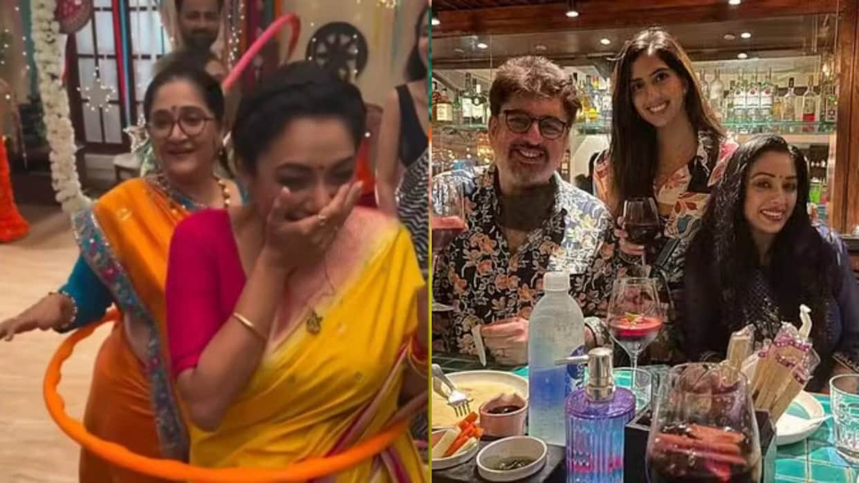 Anupamaa Rupali Ganguly has not addressed her step daughter allegations Actress seen performing Garba on set