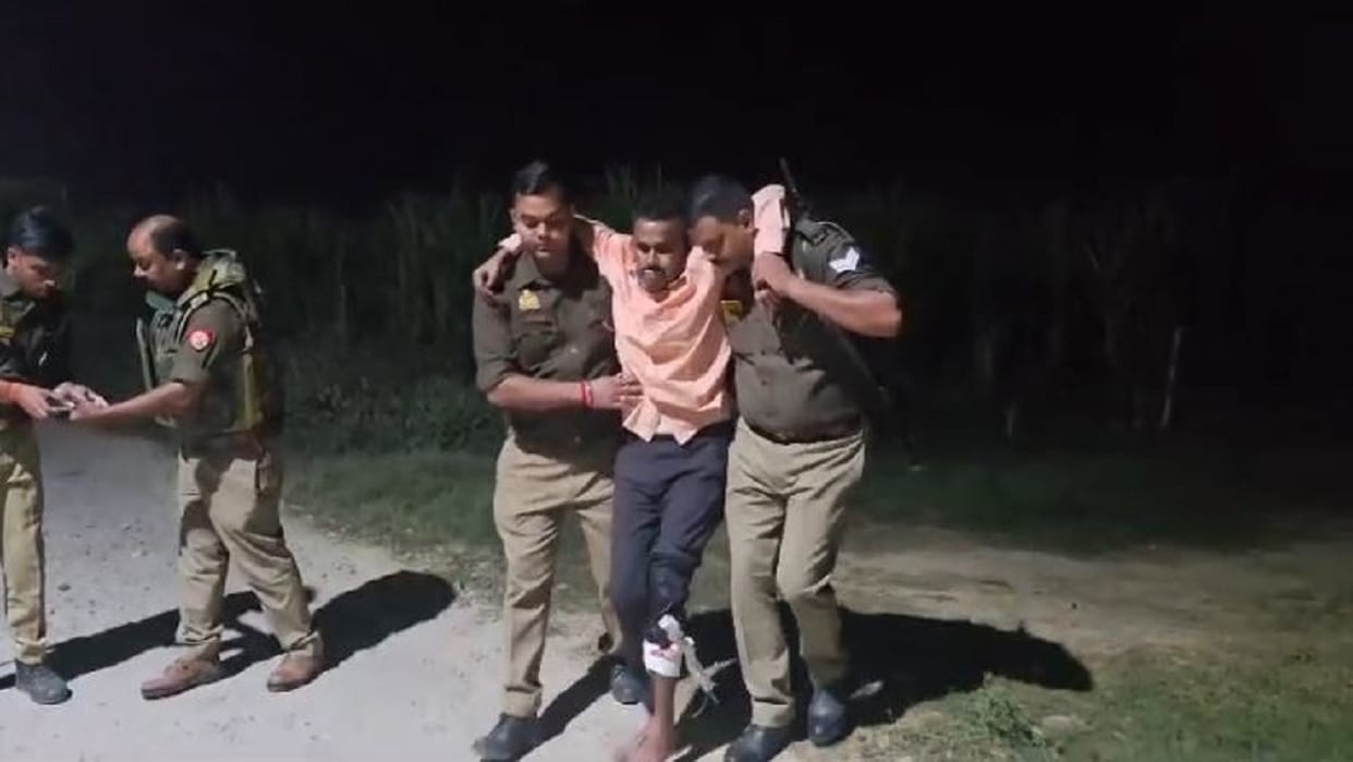 Three robbers arrested in encounter by police in lakhimpur kheri