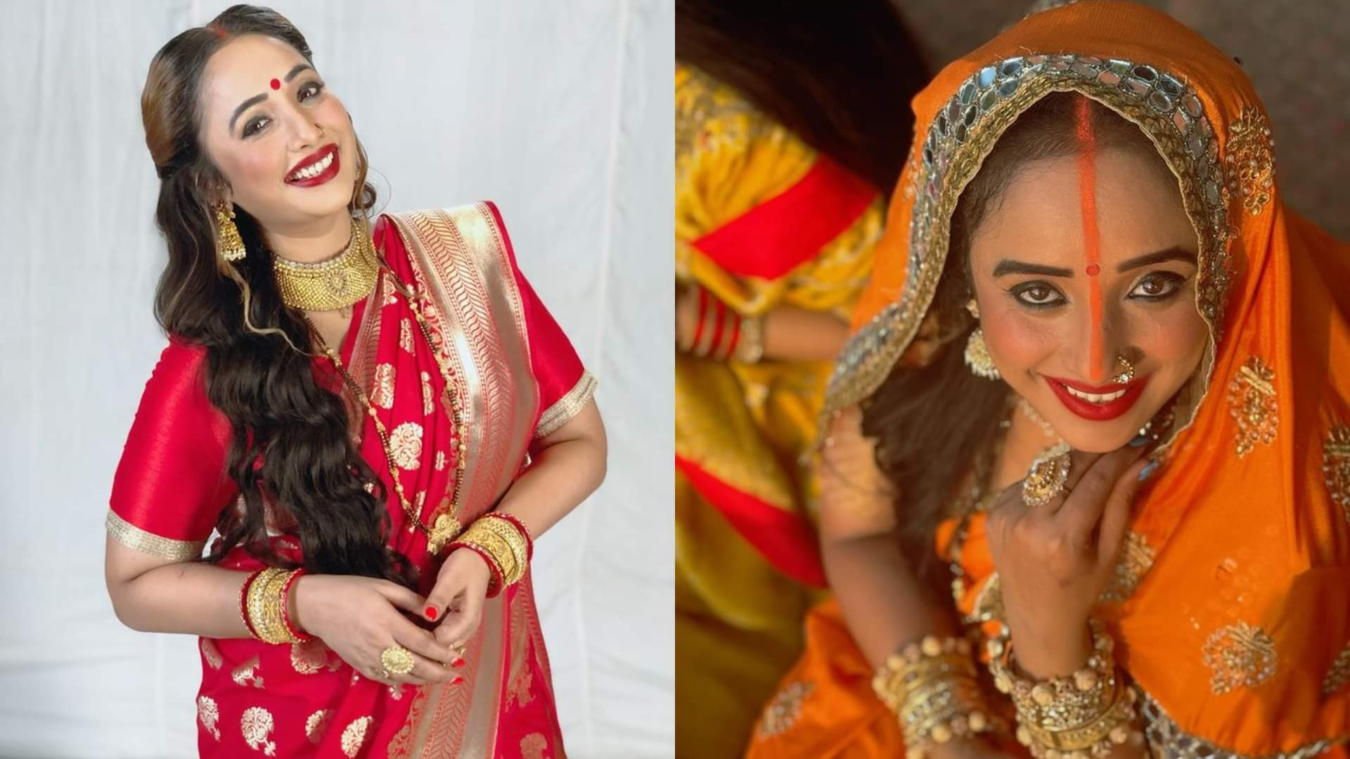 Bhojpuri stars Akshra Singh Rani Chatterjee Pawan Singh Khesari Lal Yadav Manisha Rani celebrate Chhath Puja