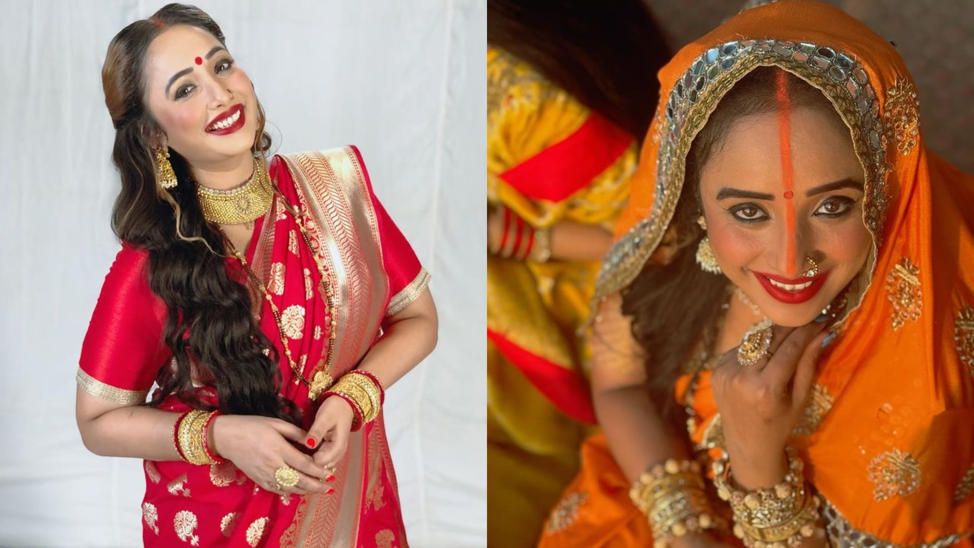 Bhojpuri stars Akshra Singh Rani Chatterjee Pawan Singh Khesari Lal Yadav Manisha Rani celebrate Chhath Puja
