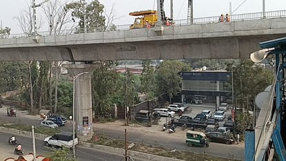 Meerut: Grinding machine ran on the track of Rapid, preparations for trial run intensified, watch video