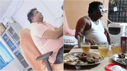 Supaul News: Controversy over viral video of health manager of government hospital with liquor glass