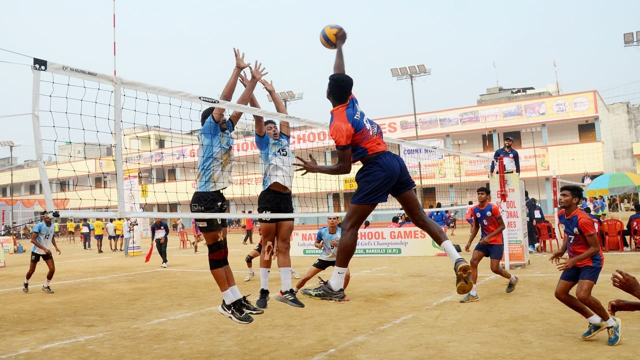 National School Volleyball Championship in Bareilly