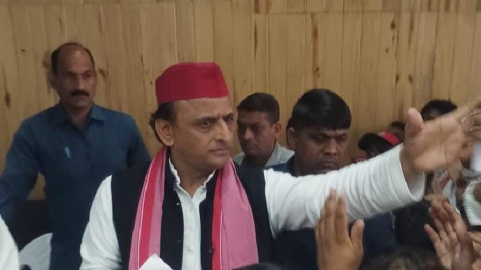 Akhilesh Yadav said in Saifai that BJP deliberately changed date of by election