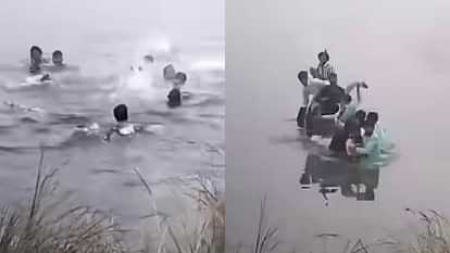 Chhath Puja Incident: गहरे तालाब के पानी में डूबने से दो युवकों की मौत, आठ को बचाया गया, नाव पर सवार थे सभी Chhapra Chhath Puja Incident Two youths died after drowning in deep pond eight were rescued