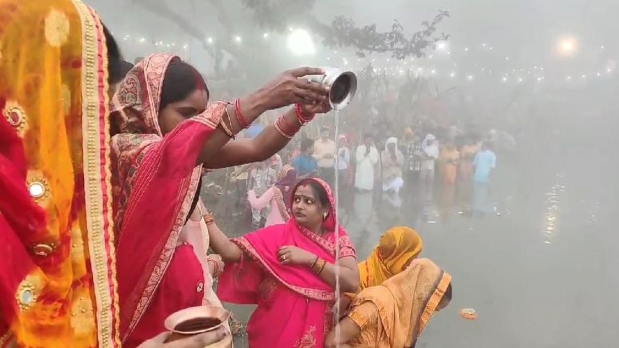 Bihar News : Chaiti chhath puja 2025 starter with nahay khay chhath puja 2025 sharda sinha chhath geet song