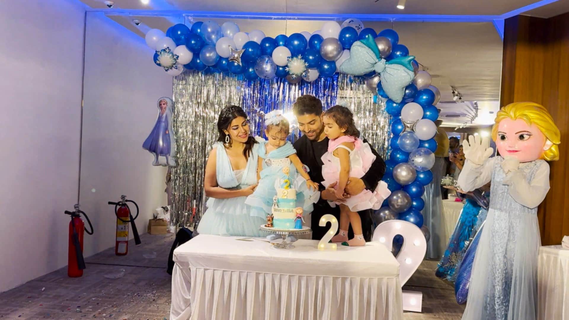 Gurmeet Choudhary Debina bonnerjee celebrate daughter divisha birthday see photos here