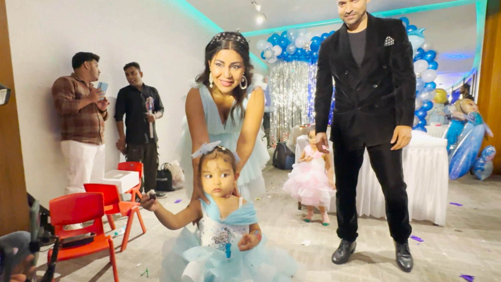 Gurmeet Choudhary Debina bonnerjee celebrate daughter divisha birthday see photos here