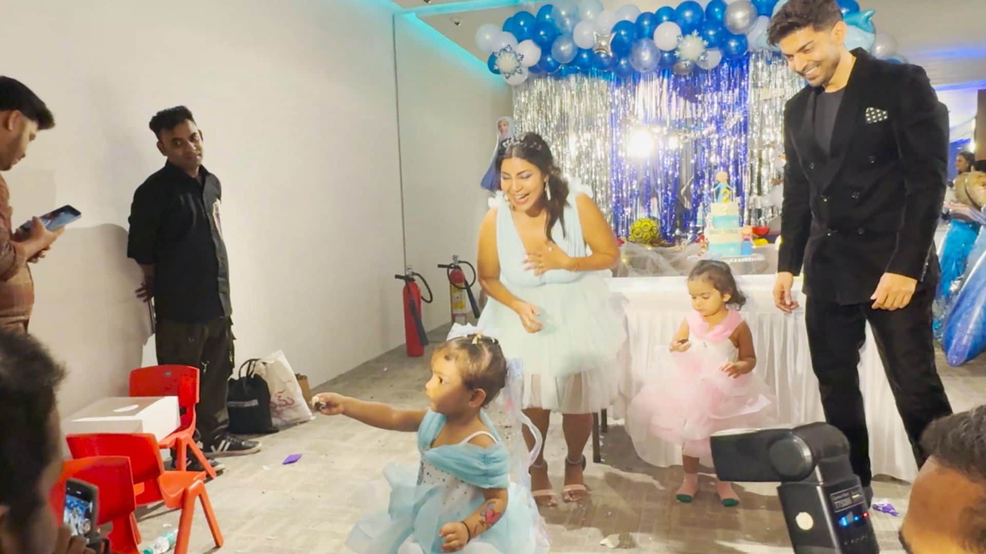 Gurmeet Choudhary Debina bonnerjee celebrate daughter divisha birthday see photos here