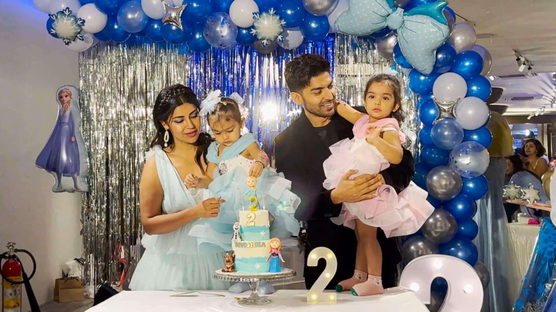 Gurmeet Choudhary Debina bonnerjee celebrate daughter divisha birthday see photos here