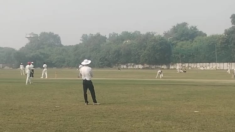 Rovers Club vs Khandekar XI in South Ground, Kuldeep took two wickets in four overs