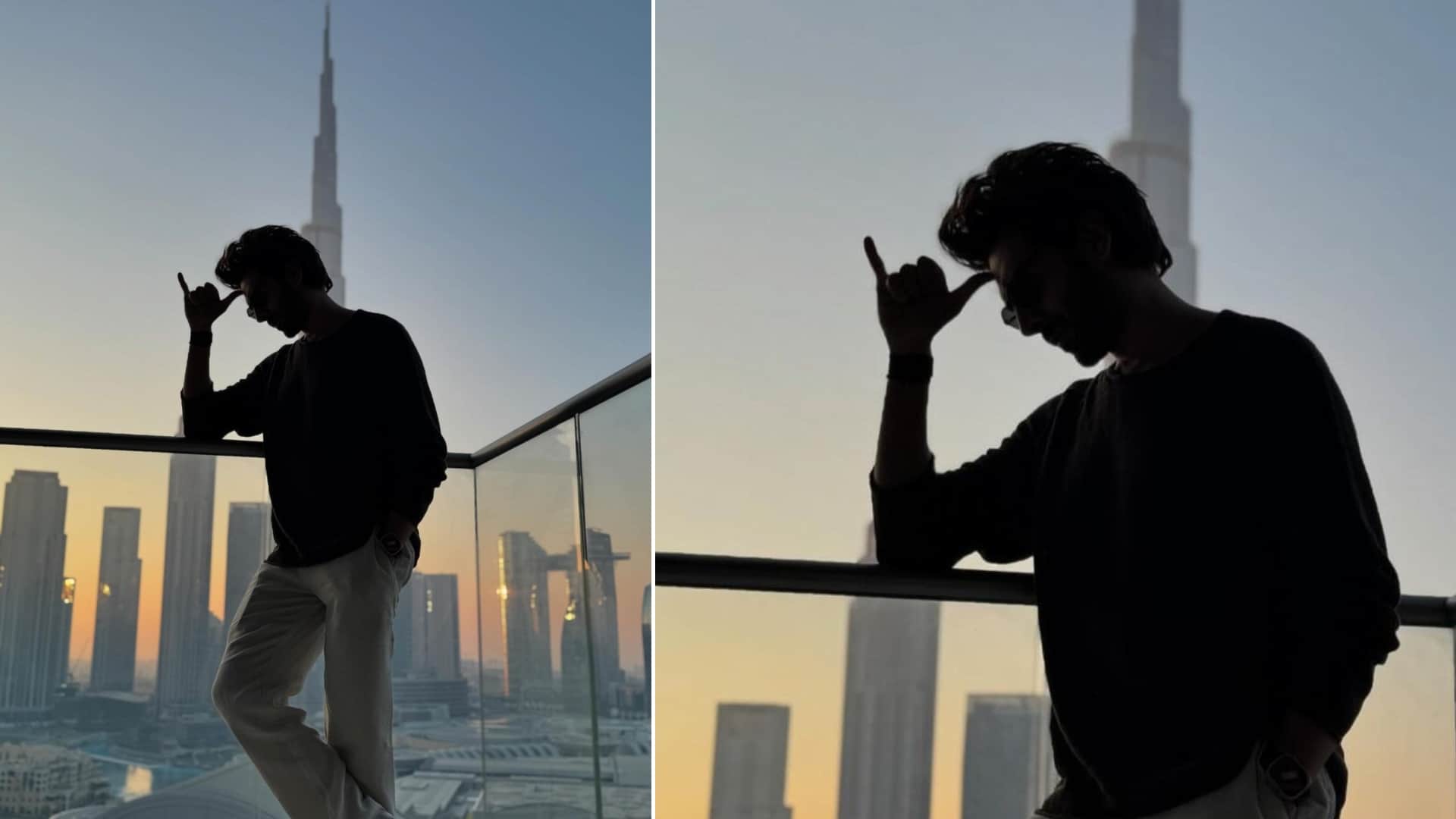 Kartik Aaryan Drops Pic In bhool bhulaiyaa 3 Rooh Baba Signature Pose Asks Fans To Guess His Location