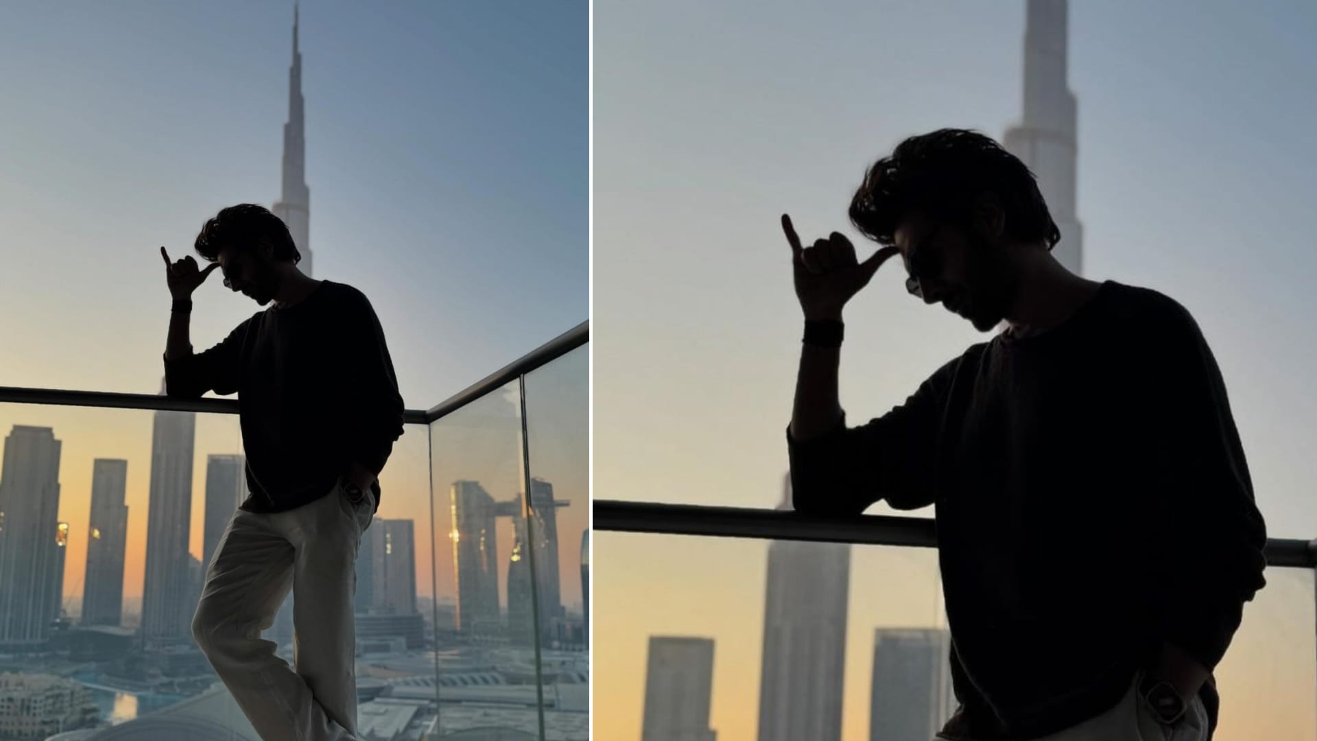 Kartik Aaryan Drops Pic In bhool bhulaiyaa 3 Rooh Baba Signature Pose Asks Fans To Guess His Location