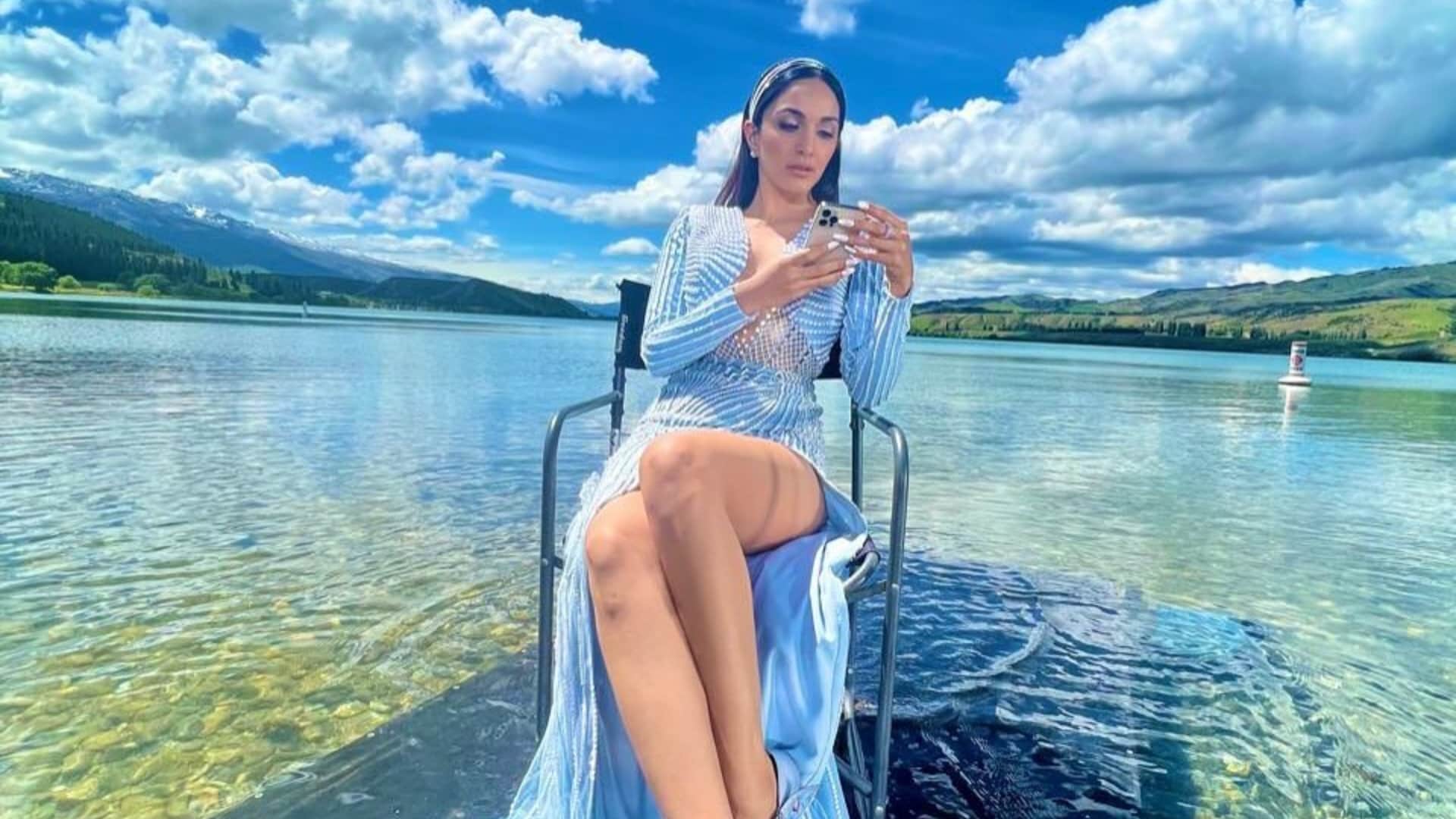 Kiara Advani Looks Like A Mermaid In Game Changer before its teaser released Ram charan film New Poster