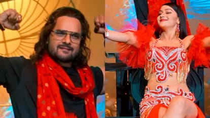 Khesari Lal Yadav new song with Namrita Malla of Film Rajaram see the song Kamariya Lollypop