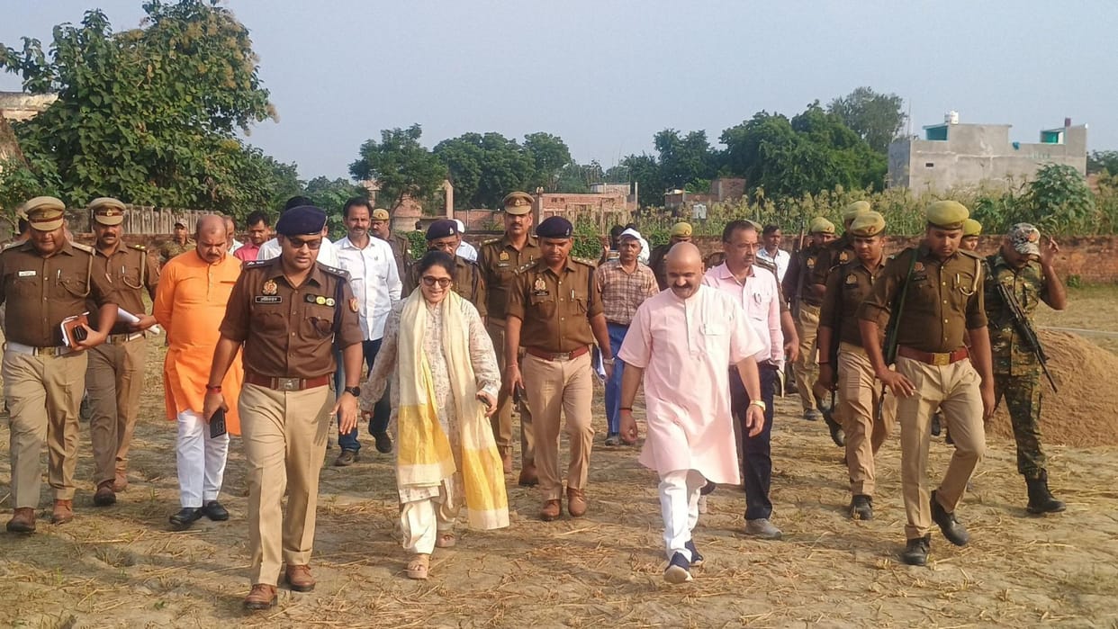 CM Yogi will come to Majhawan tomorrow, will seek votes for the BJP candidate officials inspected the venue