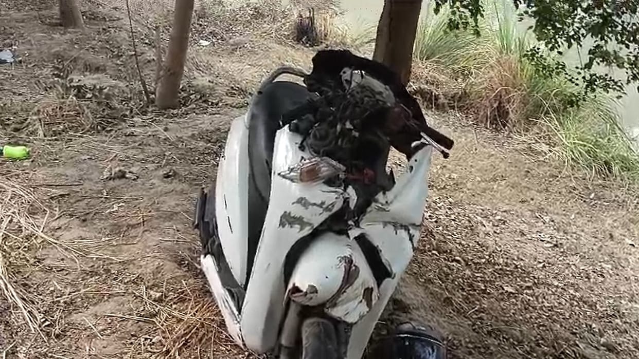 Tragic accident in Panipat, Teacher going to school dies after being hit by a private school bus