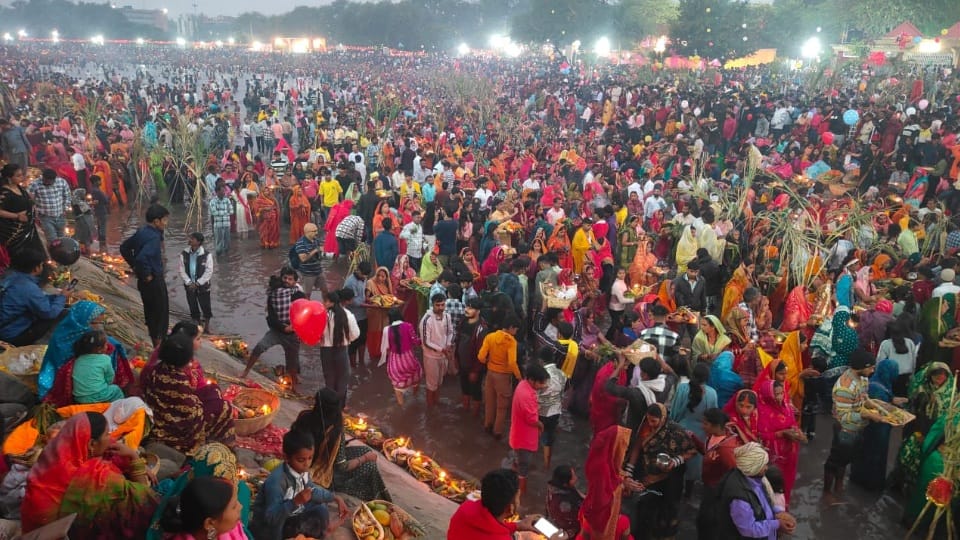 Chhath Puja celebration in Chandigarh photo gallery