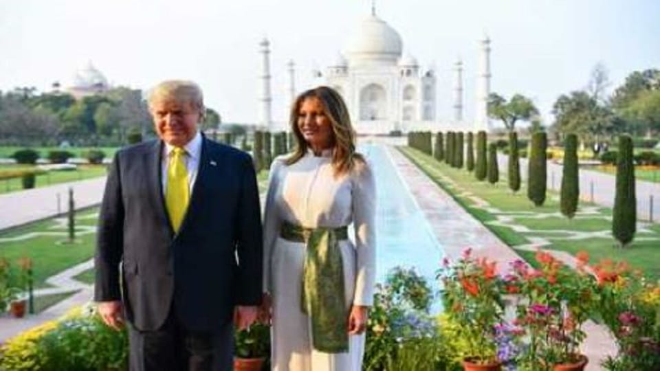 Indelible memories of Agra American Presidents Trump also visited Taj Mahal with his wife and daughter