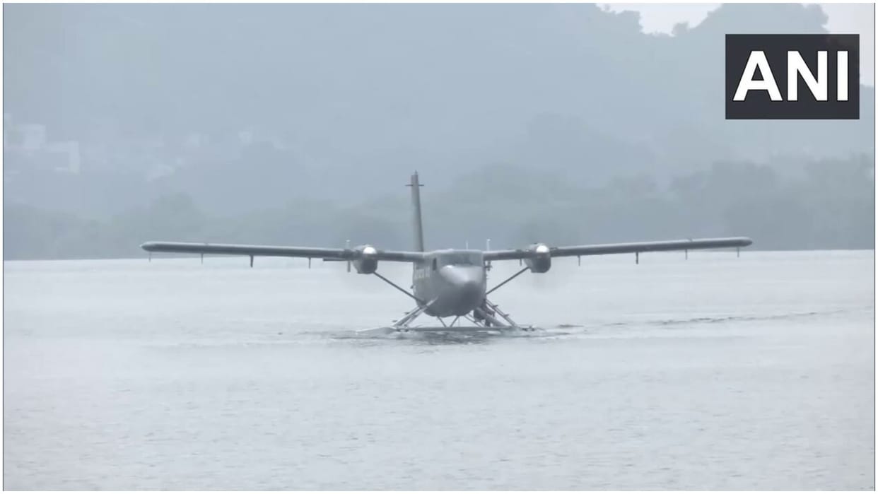 Rishikesh: Preparations Underway to Land Seaplane at Pashulok Barrage Today