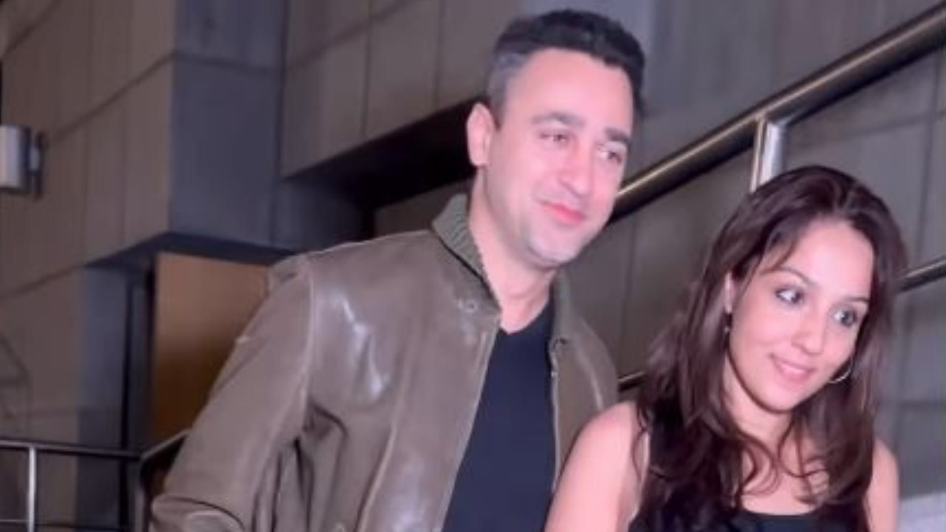 Imran Khan spot with Girl Friend Lekha Washington as they step out smiling after a movie date report