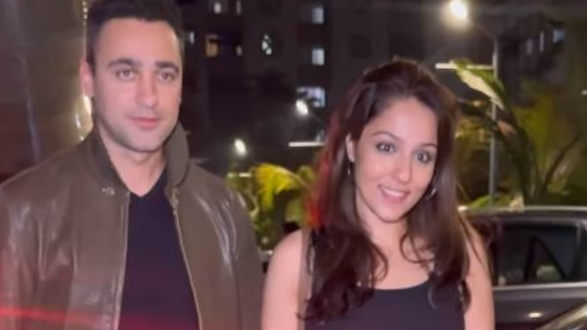 Imran Khan spot with Girl Friend Lekha Washington as they step out smiling after a movie date report