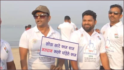 Maharashtra Assembly elections Padmini Kolhapure Shreyas Talpade organised rally explain importance of vote