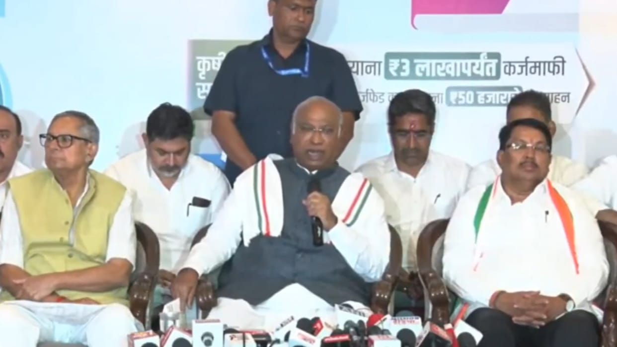 Congress President Mallikarjun Kharge attacks BJP says it is diverting issues by provocative speech lies news