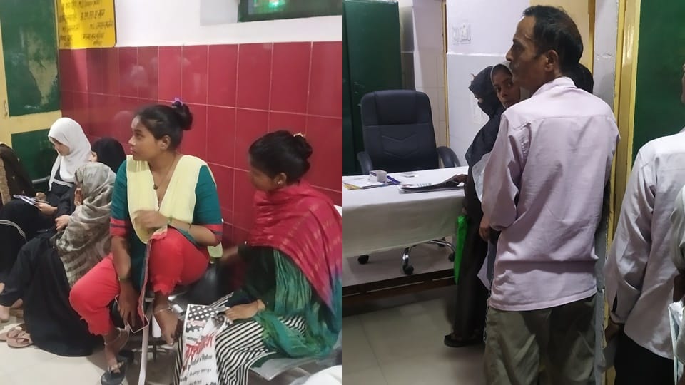 Moradabad demands medical college, Doctors are sitting district hospital 10 clock, pathology closed at 1:30