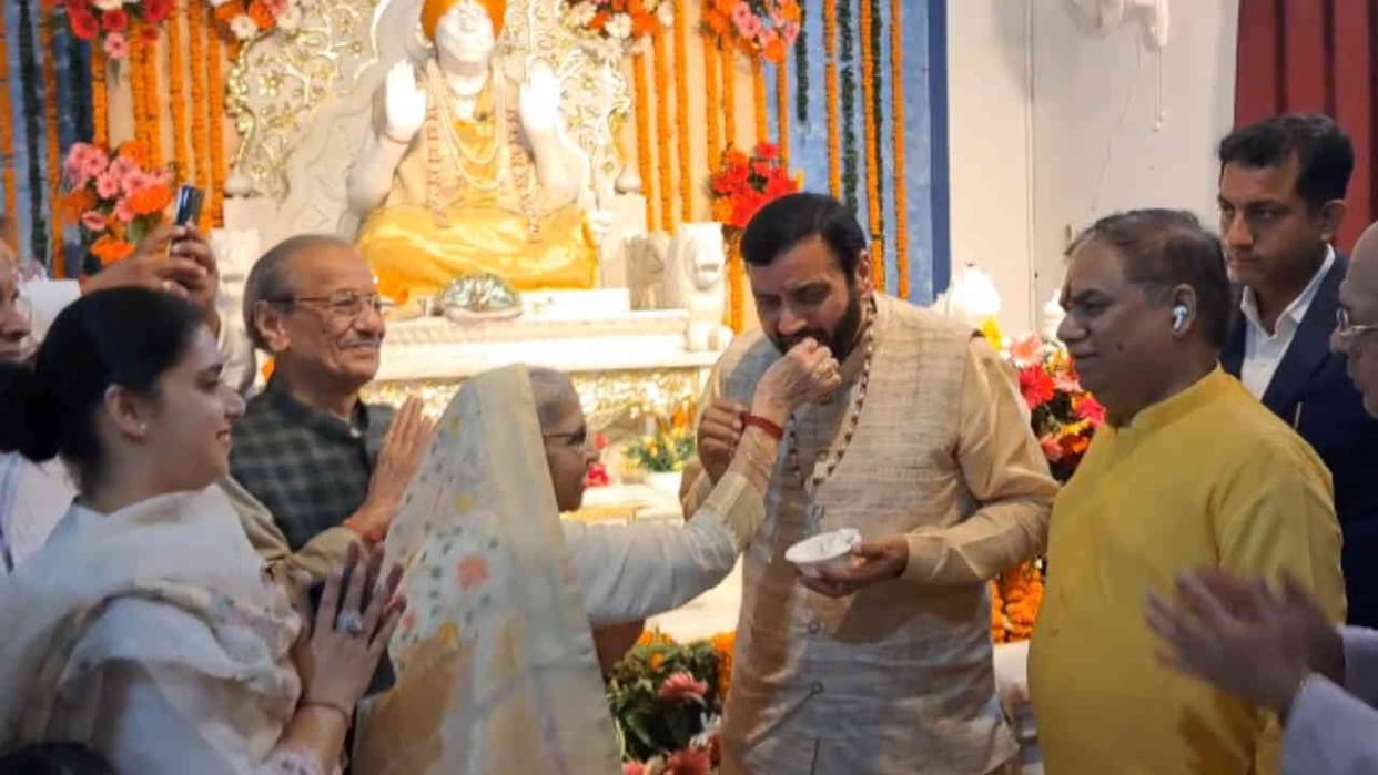 Haryana CM Naib Singh Saini attended program organized on 105th Bodhotsav at Mohan Das Ashram haridwar