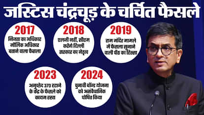 DY Chandrachud historic decision important in his tenure news in hindi