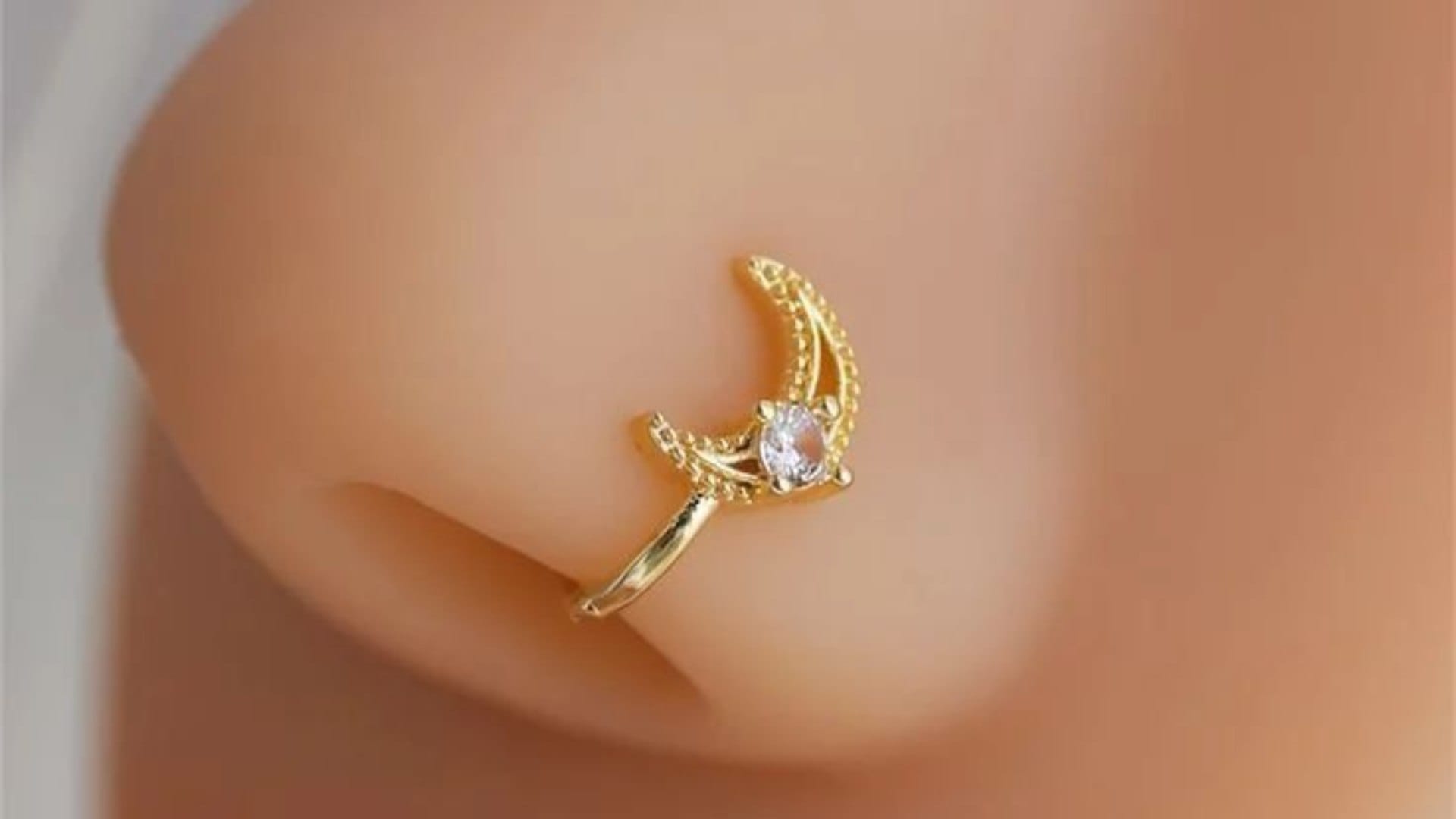 Latest nose ring designs in gold for female