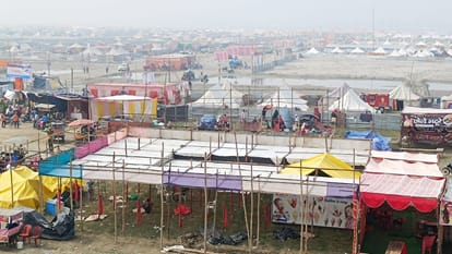 Tigri fair: Devotees started growing crowds, heavy vehicles closed on the highway since yesterday