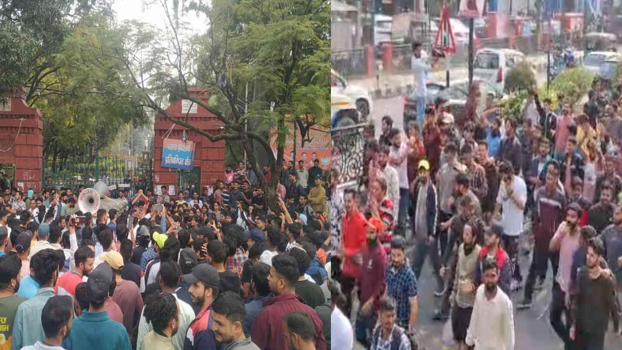 Uttarakhand Unemployed Organization Demonstration march to CM residence read all Updates in hindi